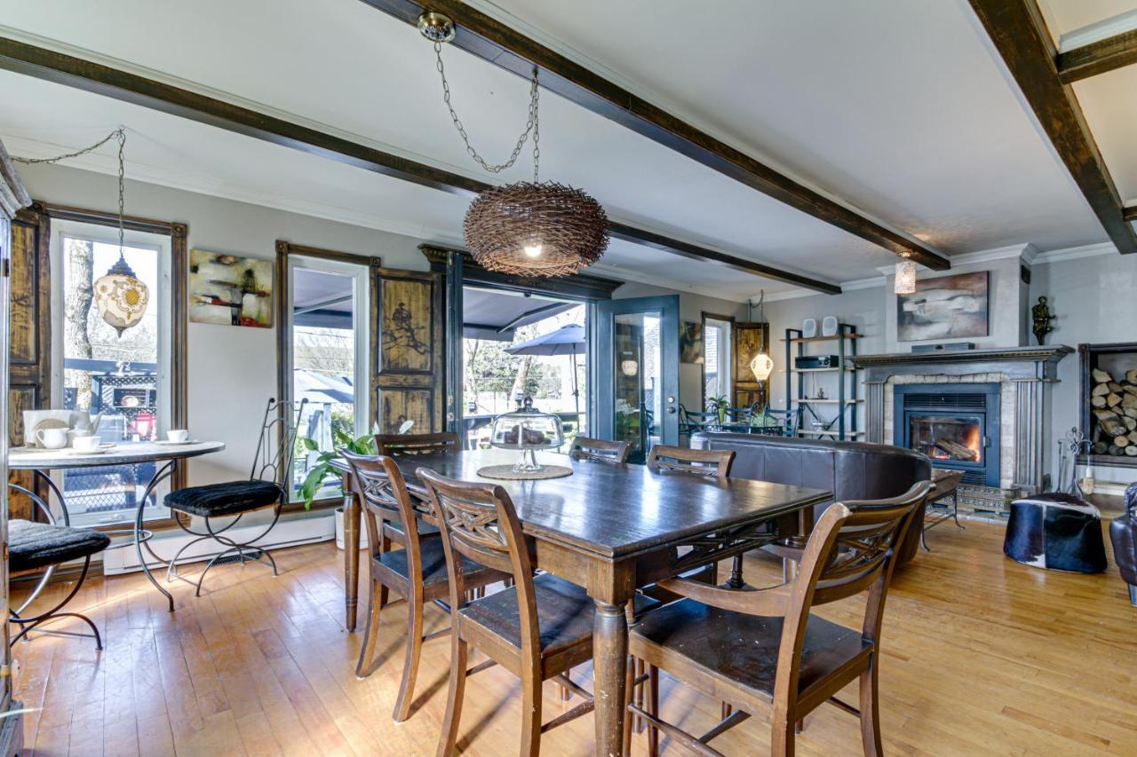 Le Petit Manoir Spa Et Vue Sur Riviere St Maurice Grandes Piles Bagian luar foto