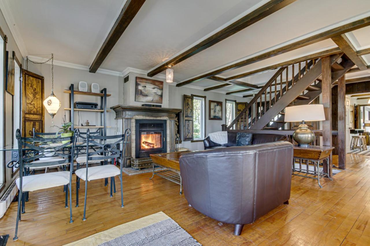 Le Petit Manoir Spa Et Vue Sur Riviere St Maurice Grandes Piles Bagian luar foto