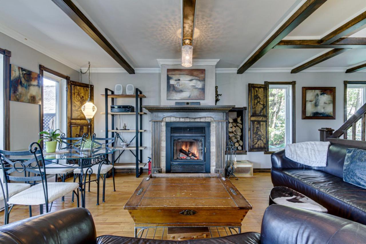 Le Petit Manoir Spa Et Vue Sur Riviere St Maurice Grandes Piles Bagian luar foto