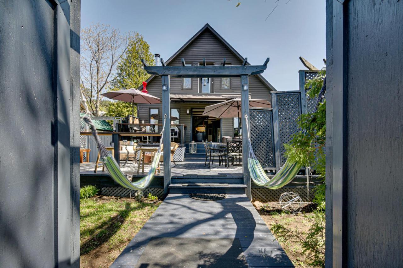 Le Petit Manoir Spa Et Vue Sur Riviere St Maurice Grandes Piles Bagian luar foto