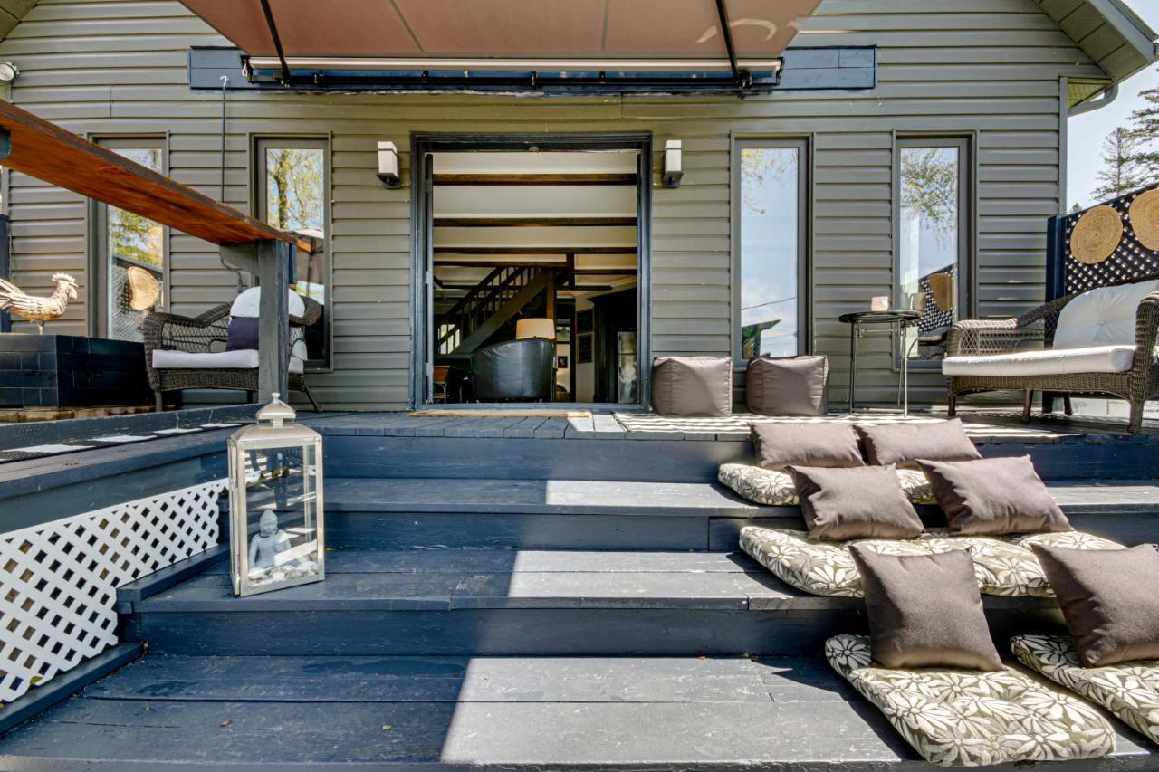 Le Petit Manoir Spa Et Vue Sur Riviere St Maurice Grandes Piles Bagian luar foto