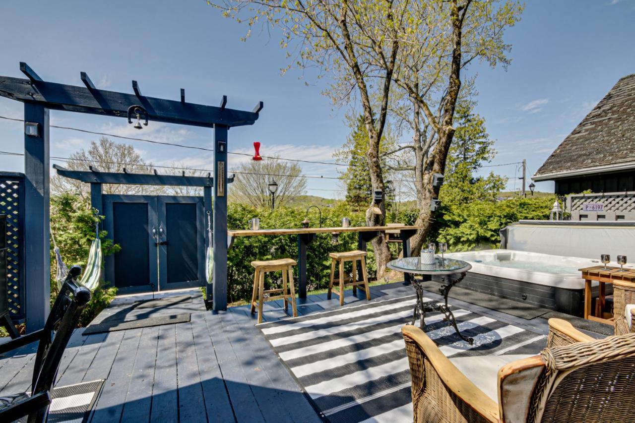 Le Petit Manoir Spa Et Vue Sur Riviere St Maurice Grandes Piles Bagian luar foto